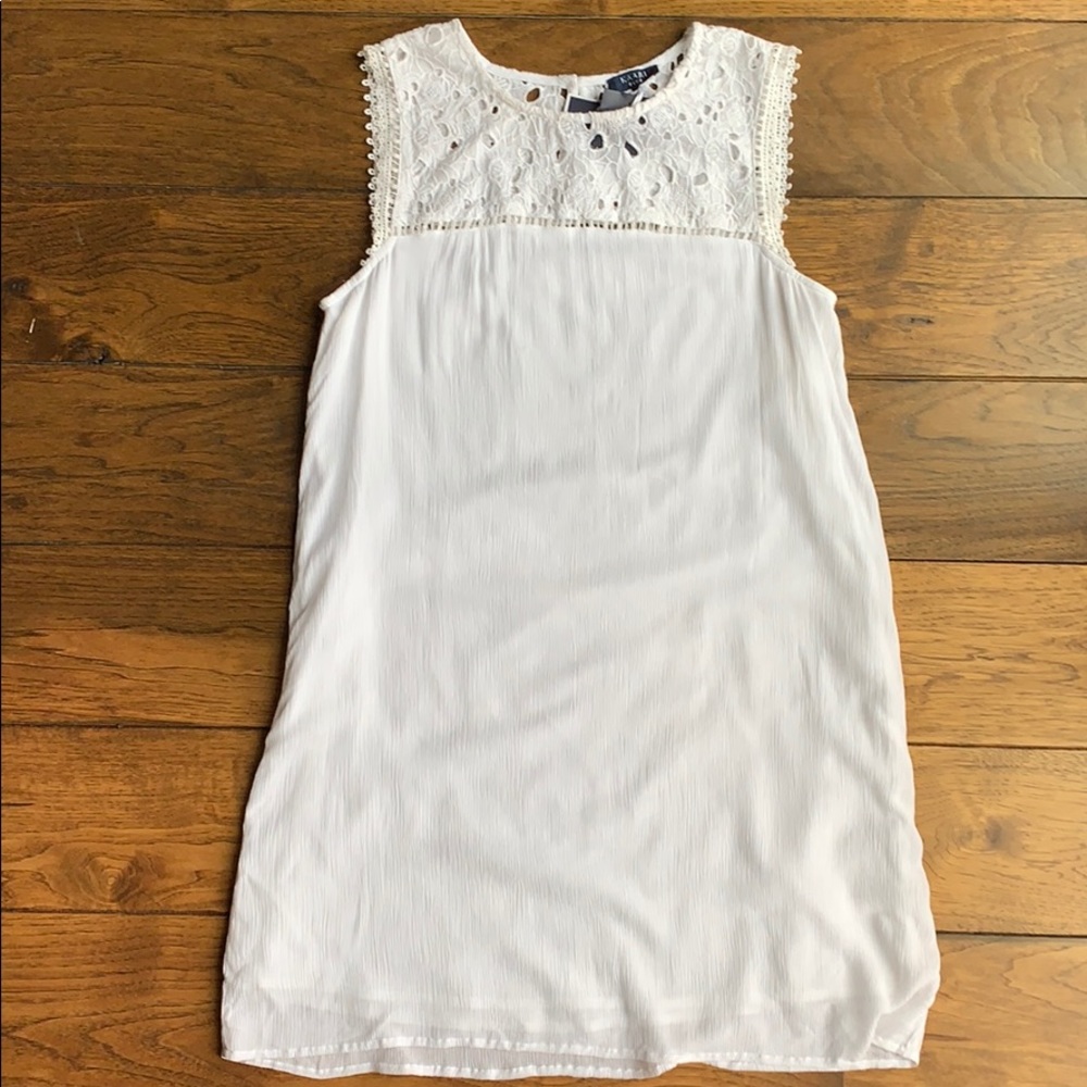 NWT Kaari Blue White Sheath Dress $109.50 (S)